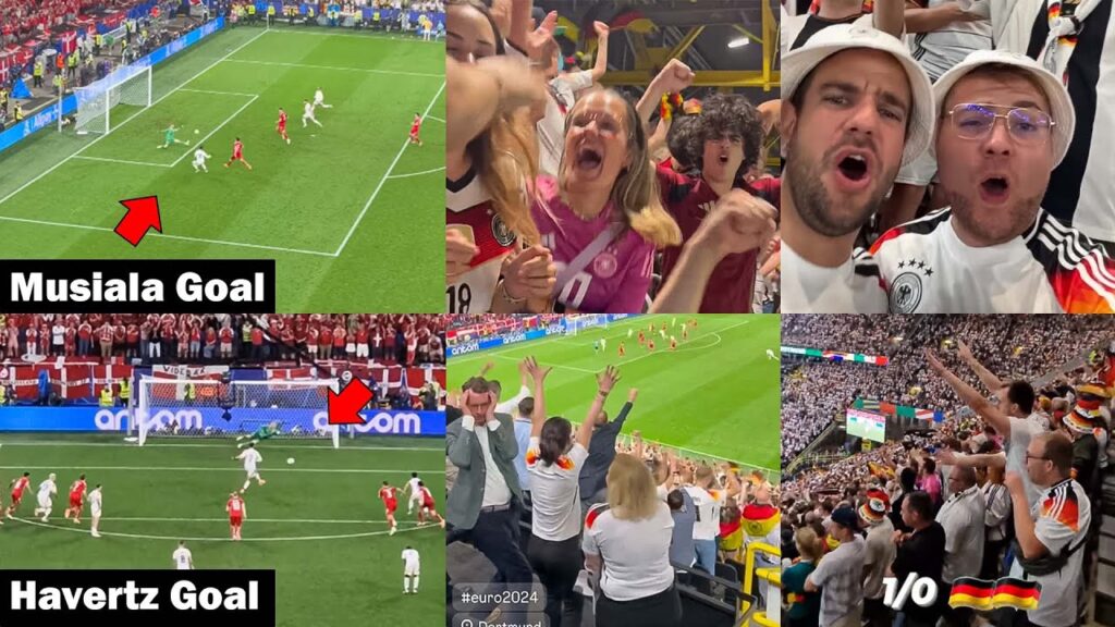 Germany Fans Reactions to Jamal Musiala Goal & Kai Havertz Penalty vs Denmark Germany Fans Reactions to Jamal Musiala Goal & Kai Havertz Penalty vs Denmark