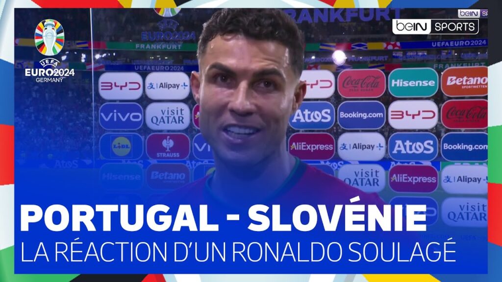 🏆 EURO 2024 : La réaction LÉGENDAIRE de CRISTIANO RONALDO après la qualification !