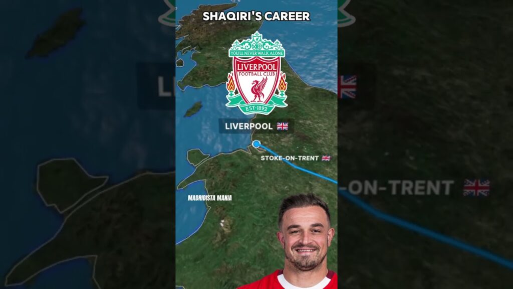 XHERDAN SHAQIRI'S CAREER 🇨🇭 🏴󠁧󠁢󠁥󠁮󠁧󠁿 🇺🇸 #madridistamania #football #liverpool