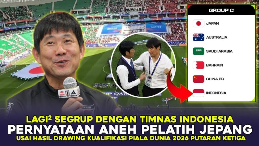 🔴GEGERKAN ASIA! Pelatih Jepang Hajime Moriyasu Ngomong Gini Usai Drawing Kualifikasi Putaran Ketiga