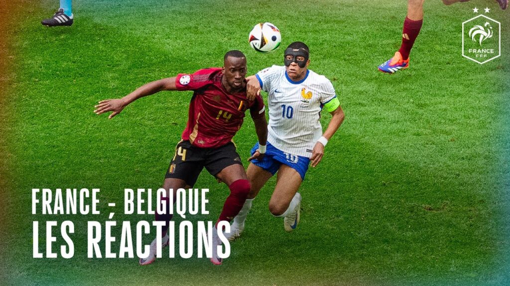 Randal Kolo Muani et Adrien Rabiot après France - Belgique