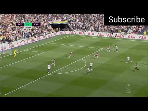 pierre-emile hojbjerg goal vs aston villa ( premier league )