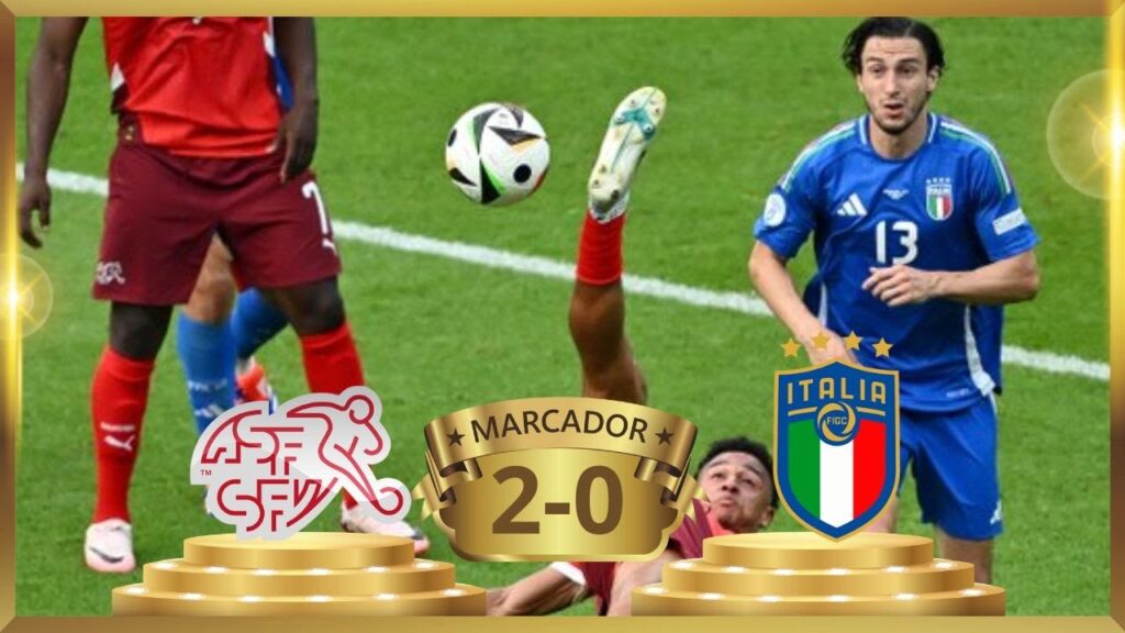 Suiza 2 - 0 Italia ⭐ EUROCOPA - NARRACIÓN LATINOAMÉRICA - (CC BY 3.0) en vivo