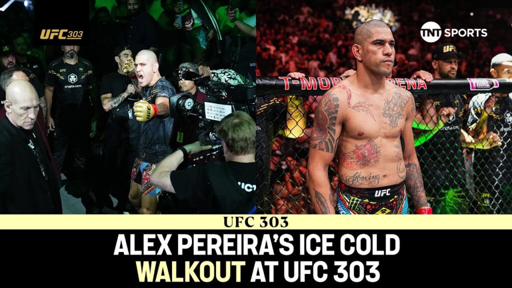 AURA! Alex Pereira with the COLDEST walkout at #UFC303 🥶 | Alex Pereira vs. Jiří Procházka 🔥
