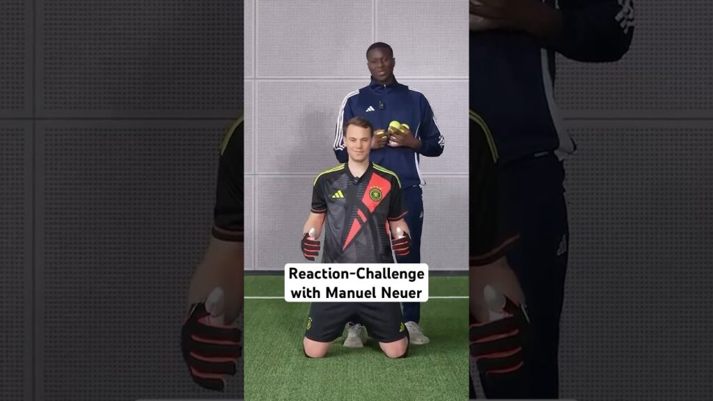 Goalkeeper-Challenge with Manuel NEUER 🧤⚽️