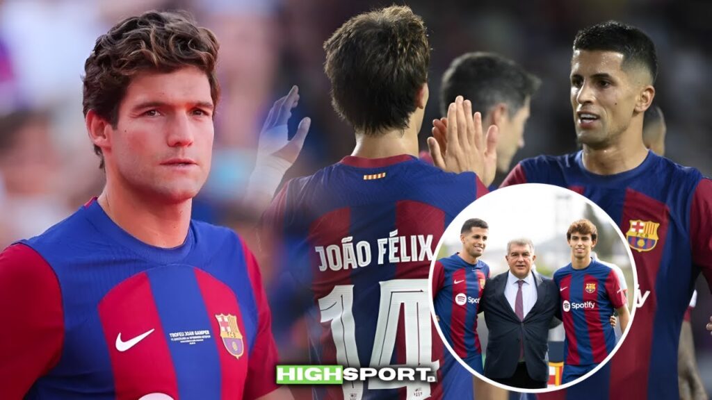 ¡Última hora! Confusión en el Barça con Joao Félix y Joao Cancelo, Salida de Marcos Alonso.