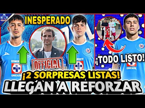 ¡ESTO ES OFICIAL! DOS REFORZARÁN EL PRIMER EQUIPO YA REGISTRADOS - JORGE SANCHEZ RUMBO A LA CDMX
