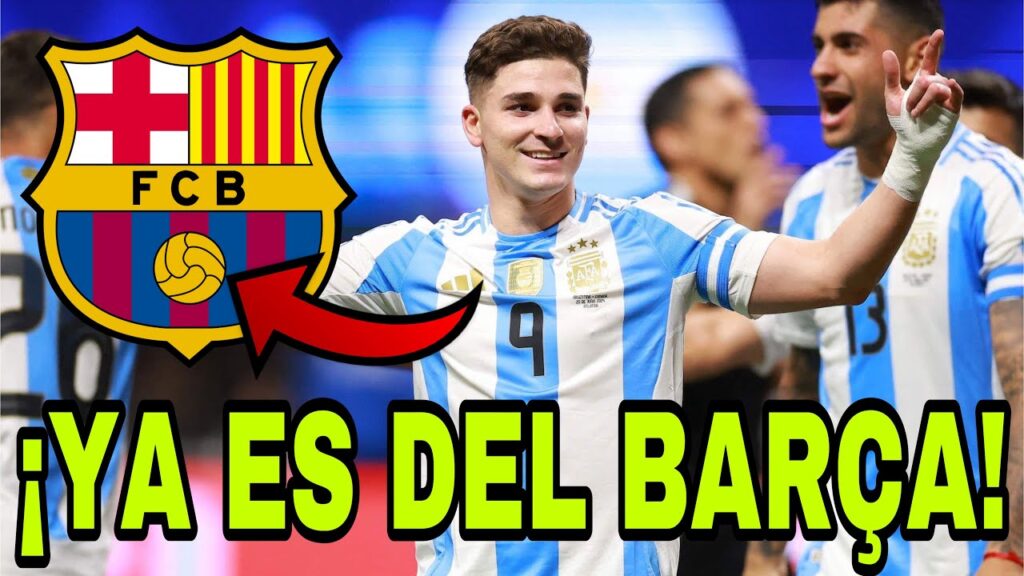 TERREMOTO EN INGLATERRA / JULIÁN ÁLVAREZ ES DEL BARÇA / NOTICIAS DEL F C BARCELONA HOY