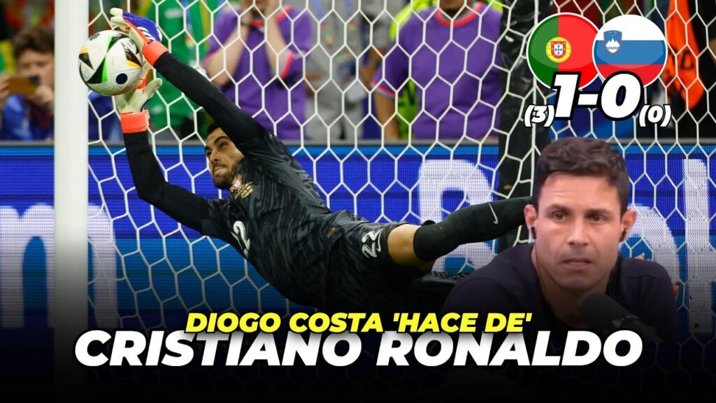 💥  'EL SANTO' DE PORTUGAL, DIOGO COSTA  | Reacción a la tanda de penaltis del Portugal - Eslovenia