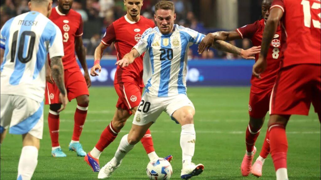 Alexis Mac Allister Argentina vs Canada 2-0 (2024/06/21)
