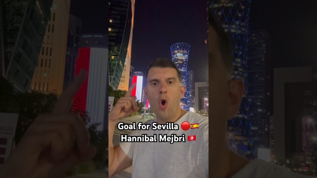 Goal for Sevilla 🔴🇪🇸Hannibal Mejbri 🇹🇳#hannibal #footballshorts #sevilla #sevillafc #tunisia