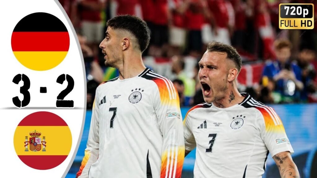 Germany vs Spain 3-2 Tadi Malam • EURO 2024 Highlights & All Goals • Hasil Bola Tadi Malam