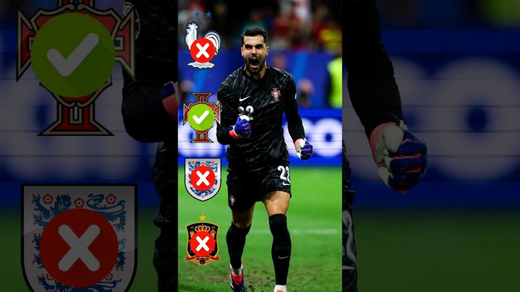 Mike Menyan, Diego Costa, Jordan Pickford, Unai Simon top goalkeepers euro 2024 #football #shorts
