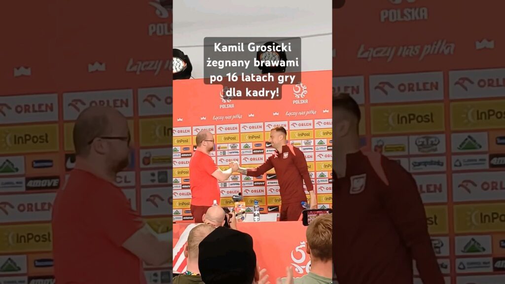 Kamil Grosicki po 16 latach zdecydował się odejść z kadry. Dziennikarze pożegnali go brawami