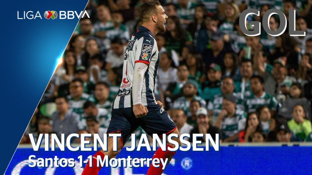 Gol de V. Janssen | Santos 1 - 1 Rayados | Cuartos de Final - Liga BBVA MX