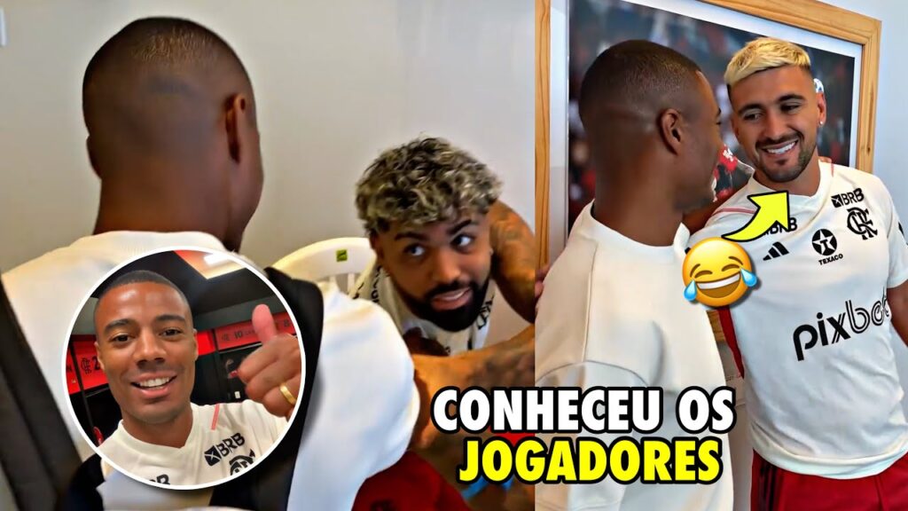 DELACRUZ CONHECENDO JOGADORES DO FLAMENGO E O CT DO CLUBE
