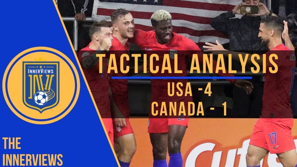 USA vs Canada 4-1 | Tactical Analysis | How Berhalter Won The Tactical Battle Over Herdman