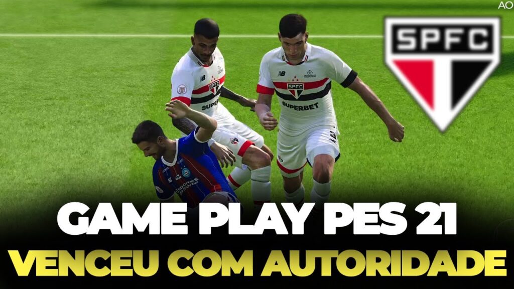 SÃO PAULO VENCE COM FACILIDADE EM CASA - GAME PLAY COMPLETA PES 21 - FUT SPORTS