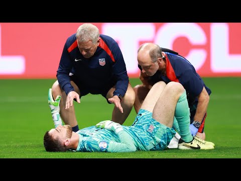 Matt Turner USA Goalkeeper horrible injured / Panama - USA 2-1 / Copa America 2024