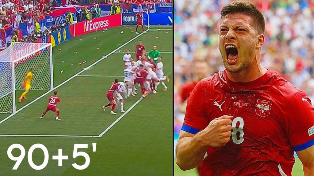 🇷🇸 Serbia's Luka Jovic Last Minute Goal vs Slovenia | Serbia (1-1) Slovenia EURO 2024
