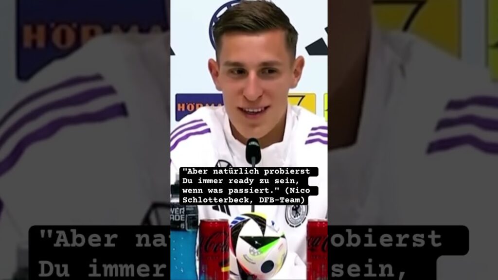 Nico #Schlotterbeck: "Man probiert auf den Einsatz zu brennen, zu warten" #euro2024 #dfb #europa