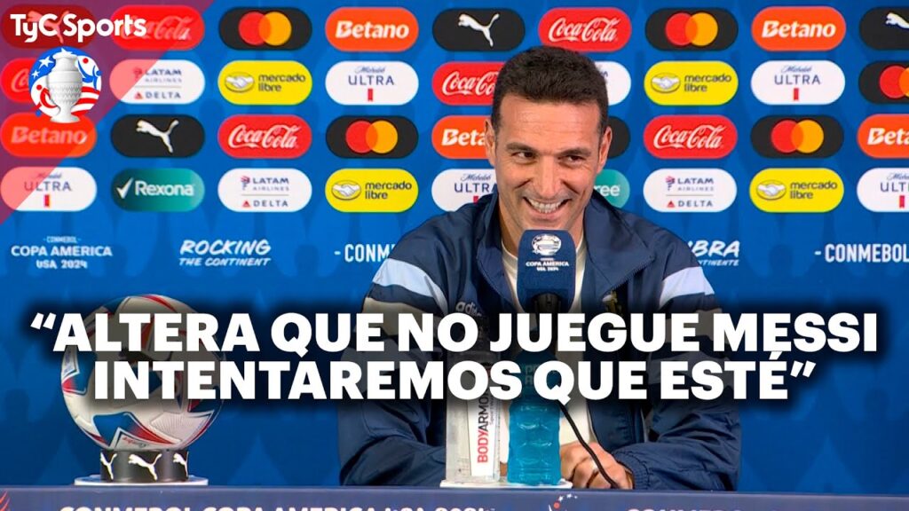 “VAMOS A ESPERAR PARA VER SI MESSI PUEDE JUGAR” 🗣 LIONEL SCALONI Y MAC ALLISTER EN CONFERENCIA "VAMOS A ESPERAR PARA VER SI MESSI PUEDE JUGAR" 🗣 LIONEL SCALONI Y MAC ALLISTER EN CONFERENCIA