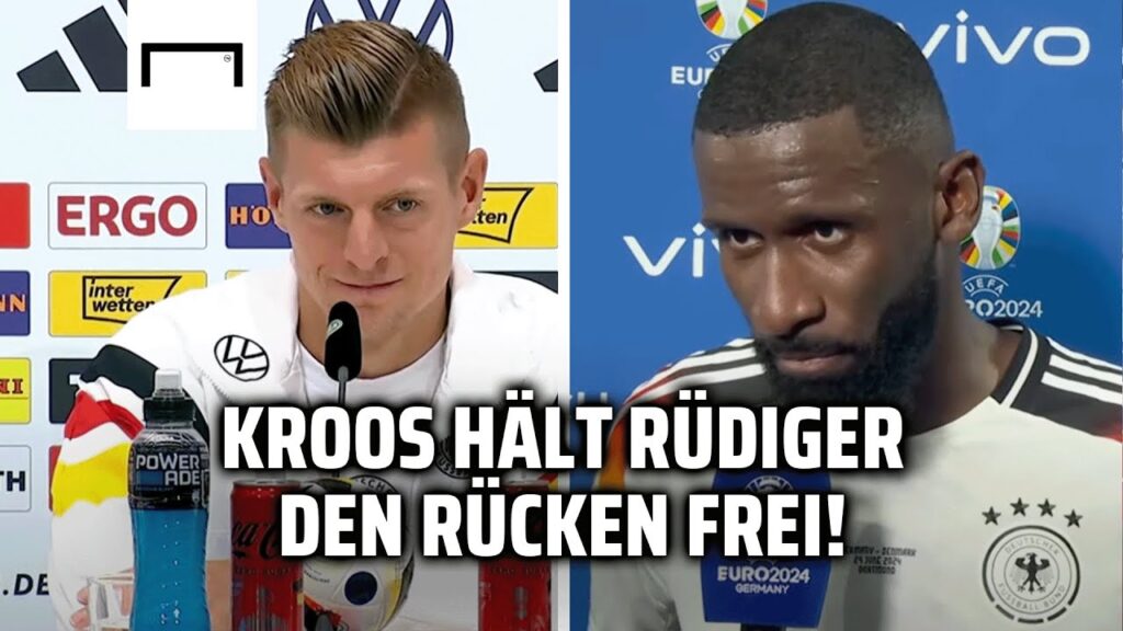 Dänen töten? Toni Kroos verteidigt Aussagen von Antonio Rüdiger | DFB-PK | EM 2024