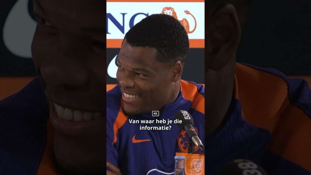 Een klein misverstand over de eventuele blessure van Denzel Dumfries? 😂👀 #roened #oranje #euro2024