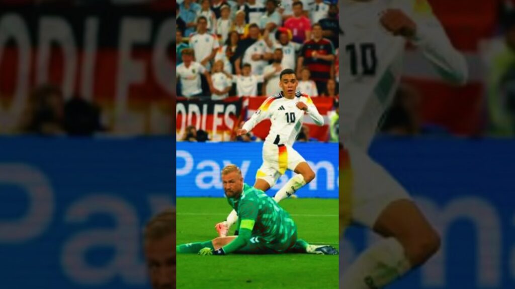 Germany vs Kasper schmeichel #germany #denmark #eurocup2024 #fyp #shorts