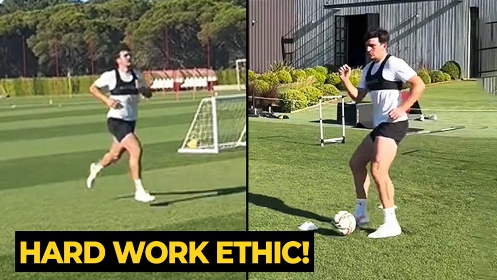 Harry Maguire also showed his hard work with individual training during season break | Man Utd News