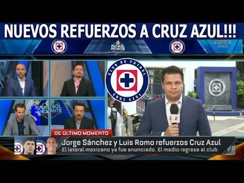 REPORTE DE CRUZ AZUL NUEVOS REFUERZOS DE LUJO - Presentan A Jorge Sanchez Y Llega Luis Romo