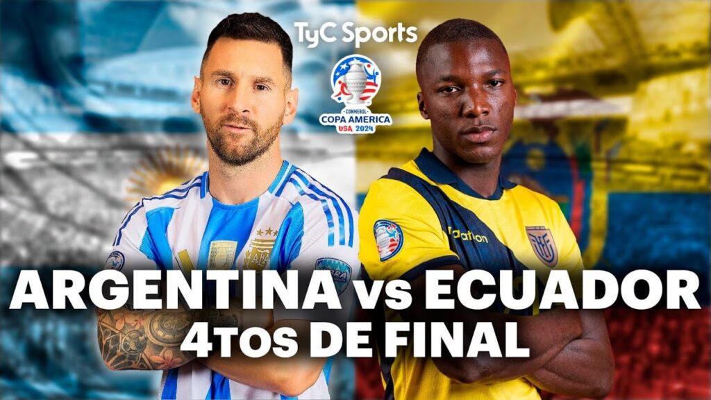 EN VIVO 🔴 ARGENTINA vs ECUADOR | Copa América – Cuartos de Final | Vivilo en TyC Sports EN VIVO 🔴 ARGENTINA vs ECUADOR | Copa América - Cuartos de Final | Vivilo en TyC Sports