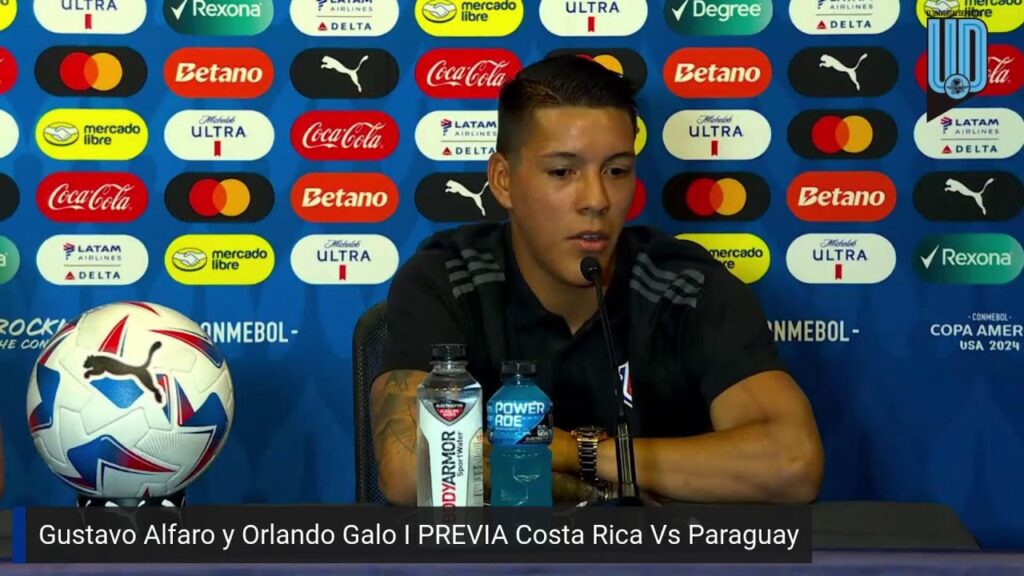 Gustavo Alfaro y Orlando Galo I PREVIA Costa Rica Vs Paraguay I Conferencia I Copa América
