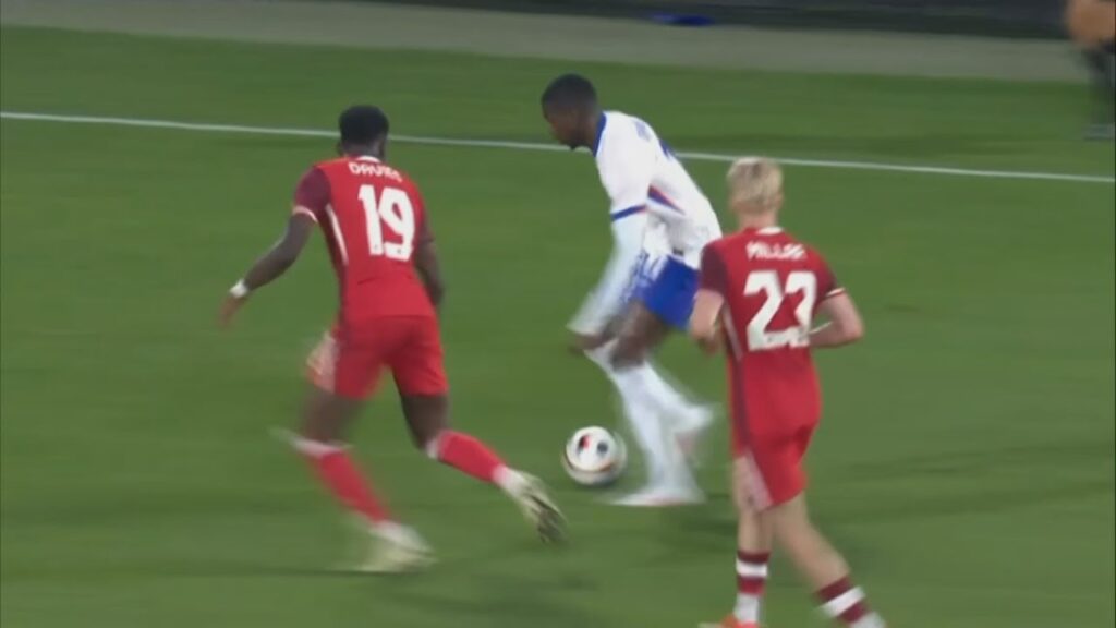 Ousmane Dembélé vs Alphonso Davies - International Friendly 2024