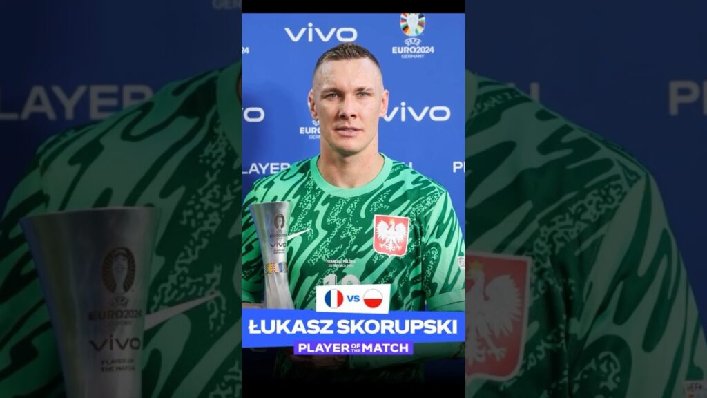 Łukasz Skorupski został zawodnikiem meczu w debiucie na Euro?!