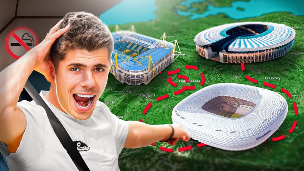 ODWIEDZIŁEM wszystkie STADIONY EURO w 24 GODZINY 🔥