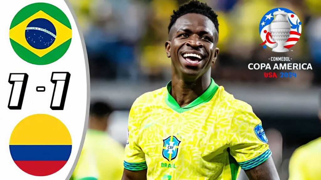 Vinicius was silent, ⁴k HDR Ultra - HD ° Brazil sadly shared points with Colombia ☆☆☆ . Copa América