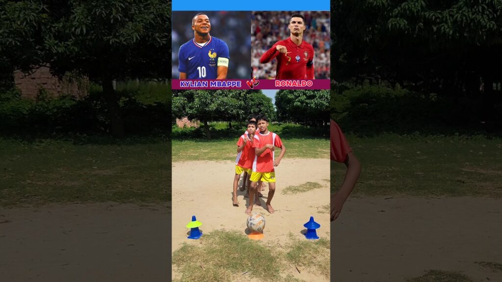 Ronaldo vs Mbappe L.Martinez Paqueta Dembele fans🤔💥 #shorts #viral #football #youtubeshorts #ronaldo