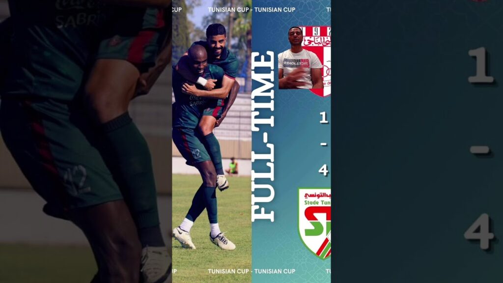 بعد فوزه على الأولمبي الباجي بنتيجة عريضة الملعب التونسي 🇧🇬 مرشح بقوة 💥 للفوز بكأس تونس🇹🇳⚽💥🏆