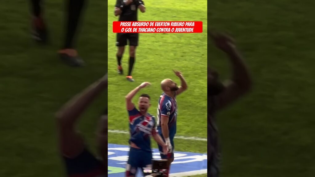 🤩 GOL DE THACIANO COM PASSE ABSURDO DE EVERTON RIBEIRO VISTO DA ARQUIBANCADA | BAHIA 1X0 JUVENTUDE