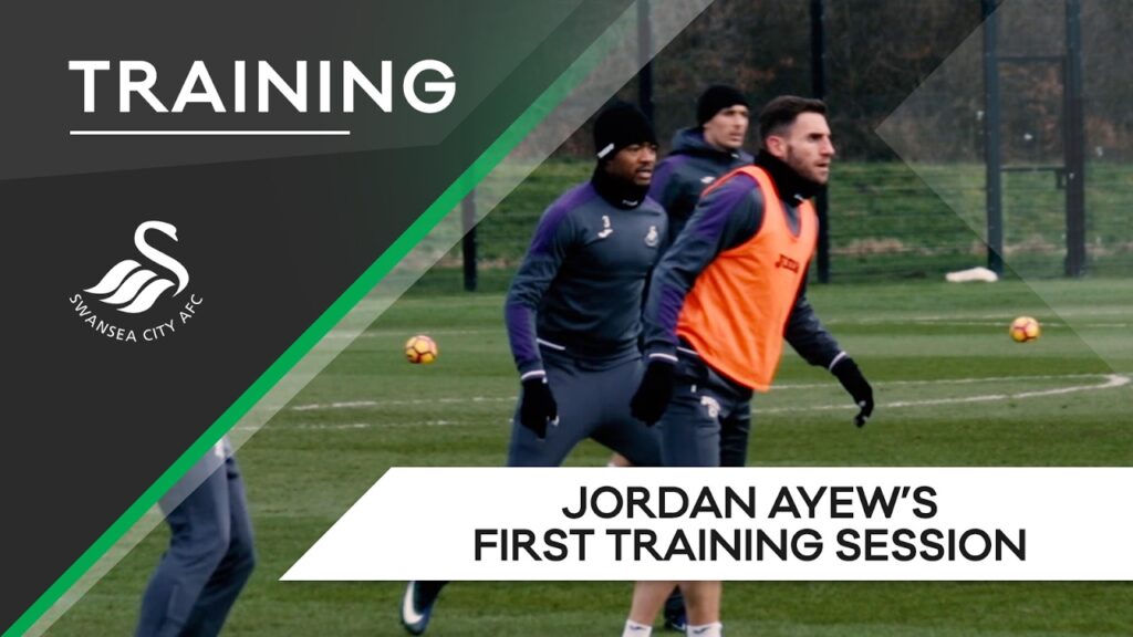 Swans TV - Jordan Ayew's first training session