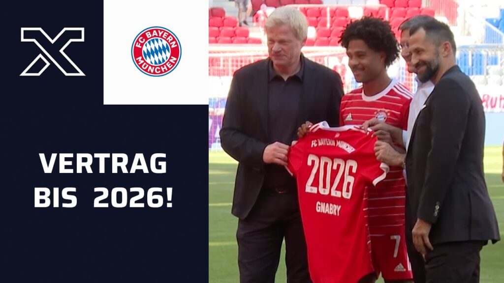 So lässig verkündet Serge Gnabry seine Vertragsverlängerung | FC Bayern München