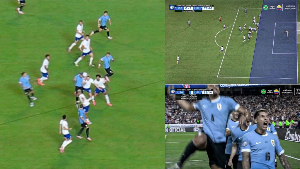 Mathías Olivera goal after Var vs United States😲😨🔥