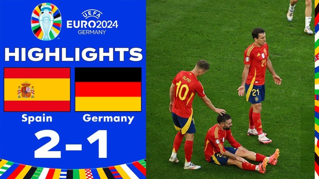 Daniel Carvajal TARJETA ROJA | España vs Alemania 2-1 Resumen | Eurocopa 2024