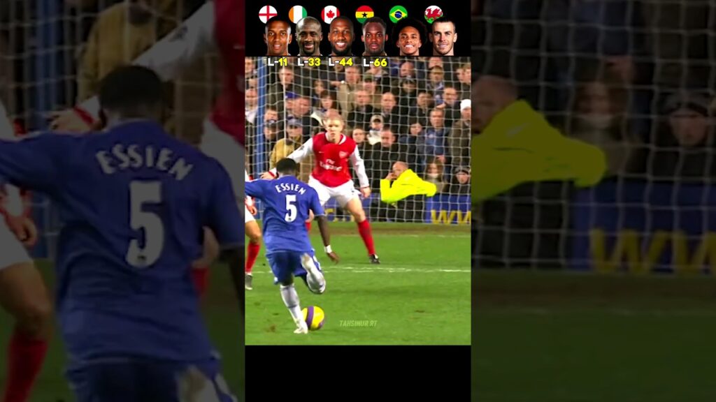 Young VS Toure VS Hoilett VS Cedric VS Willian VS Bale 🎯🚀 Curve Shot Challenge #shorts