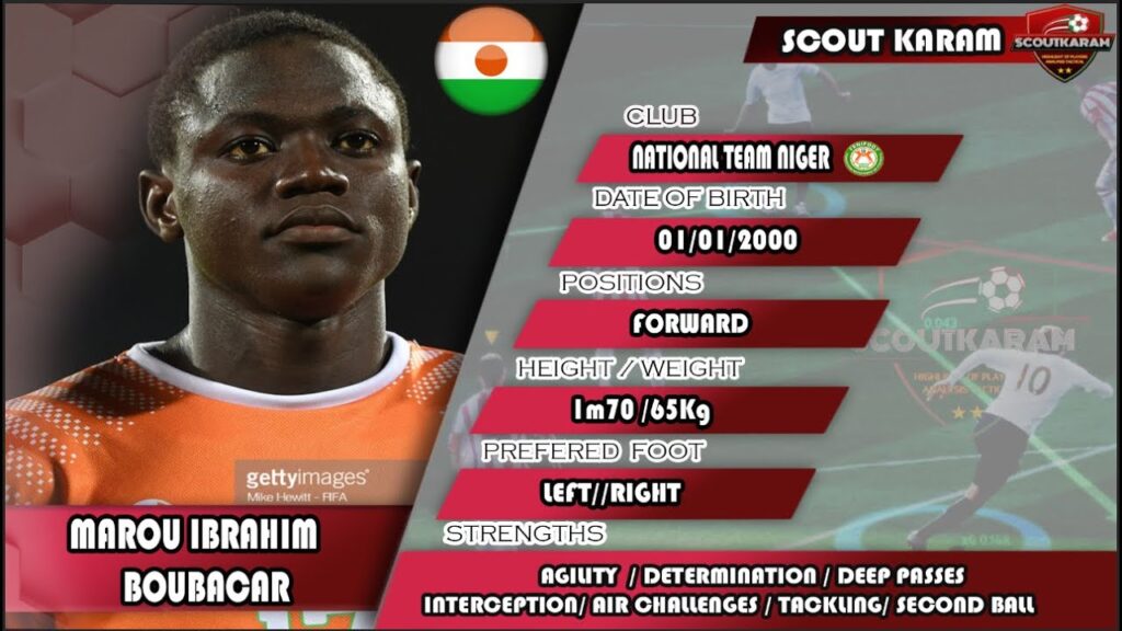 ⚫IBRAHIM BOUBACAR MAROU⚫ [NATIONAL TEAM-NIGER]  [**MIDFIELDER**] |SKILLS...| 2019-21 (HD)