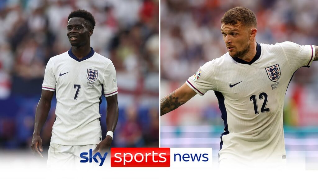 Kieran Trippier and Bukayo Saka in line to start as wing backs for England against Switzerland