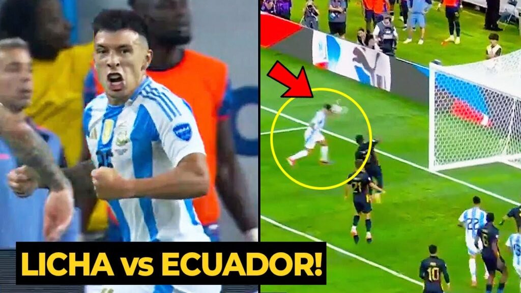 Lisandro Martinez scored brilliant header goal against Ecuador today | Man Utd News