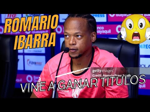 Romario Ibarra voy a ser figura vine  a ganar Títulos con IDV y voy a jugar con mi hermano 🔥🇪🇨🥹