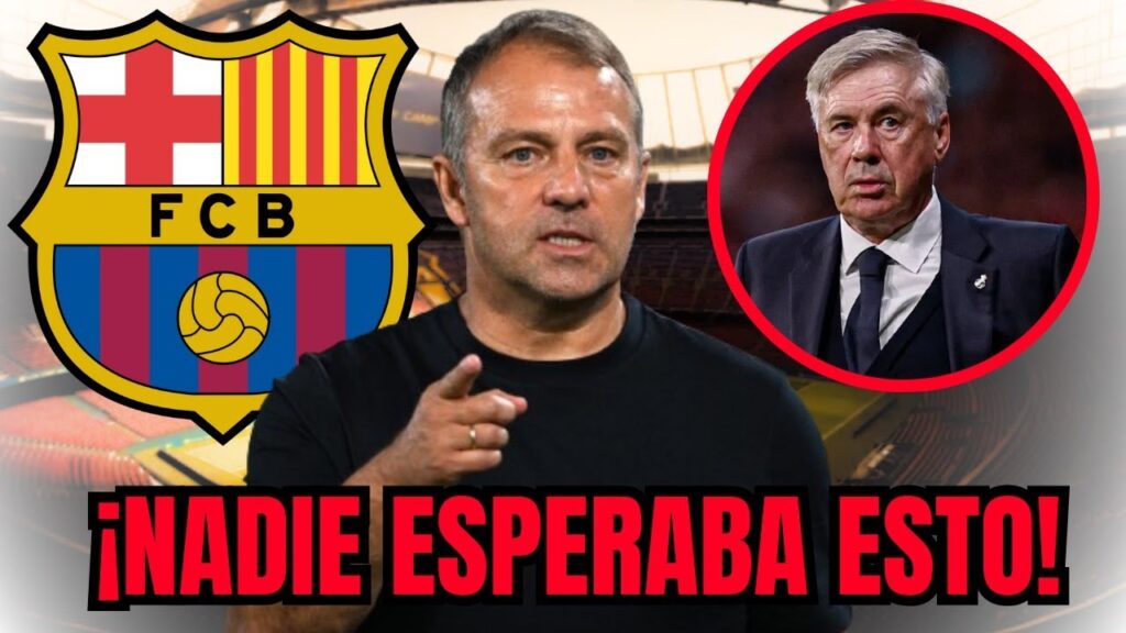 ¡HANSI FLICK NO ESPERABA ESO! ¡ANCELOTTI SORPRENDERÁ AL BARCELONA! NOTÍCIAS DEL REAL MADRID HOY